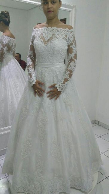 Provando o vestido - 2