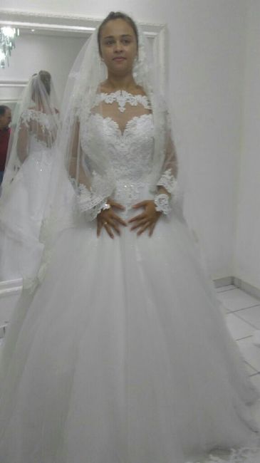 Provando o vestido - 3