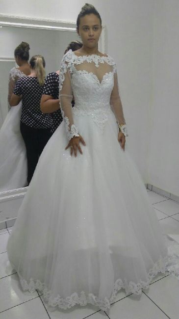 Provando o vestido - 4