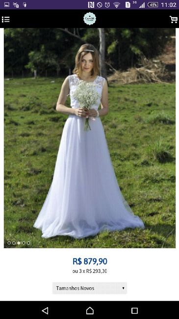 Noivinhas que compraram o vestido pela internet - 1