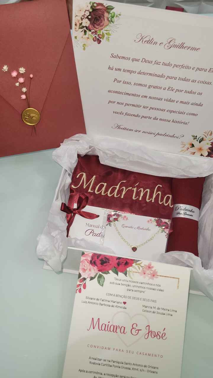 Caixinha dos Padrinhos ♥️ - 1
