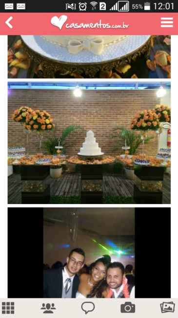 Decoração cor de laranja,  nude e champagne - 4