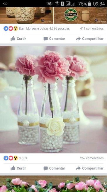 Ideias para decoração da mesa - 2