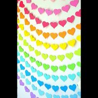 Cortina de corações - 1