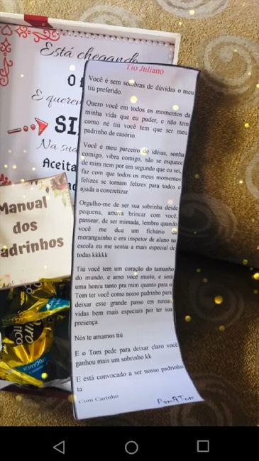 Convite padrinhos, pajens, daminhas e floristas 6