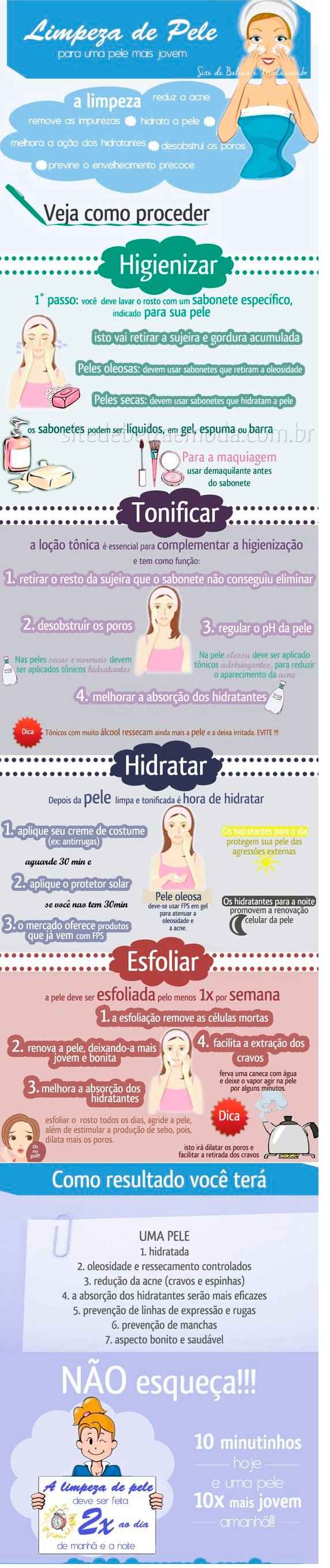Algumas dicas de pele