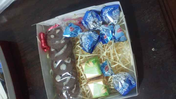 caixa com bombons