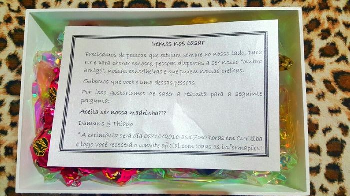 Convite  dos meus padrinhos! - 4