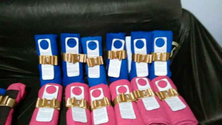 Presentes para os padrinhos e país. - 1