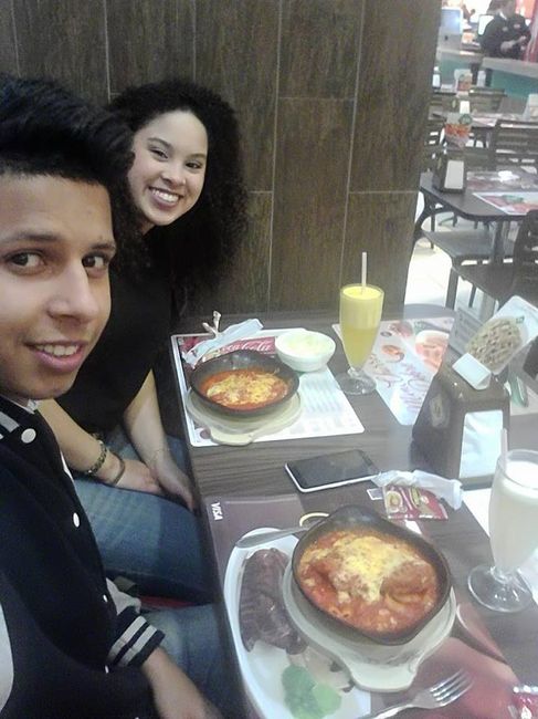 comemoração de 3 anos juntos.