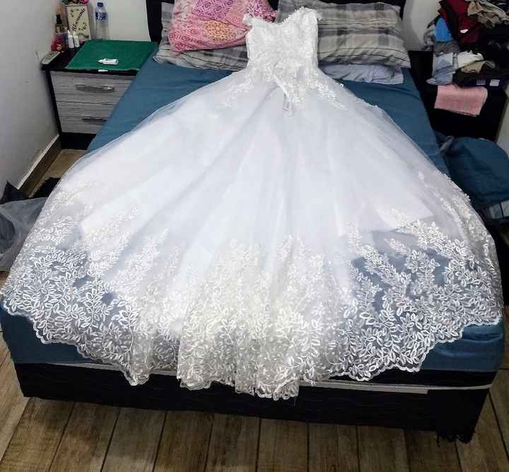 meu vestido de noiva chegou 😍❤️ - 3