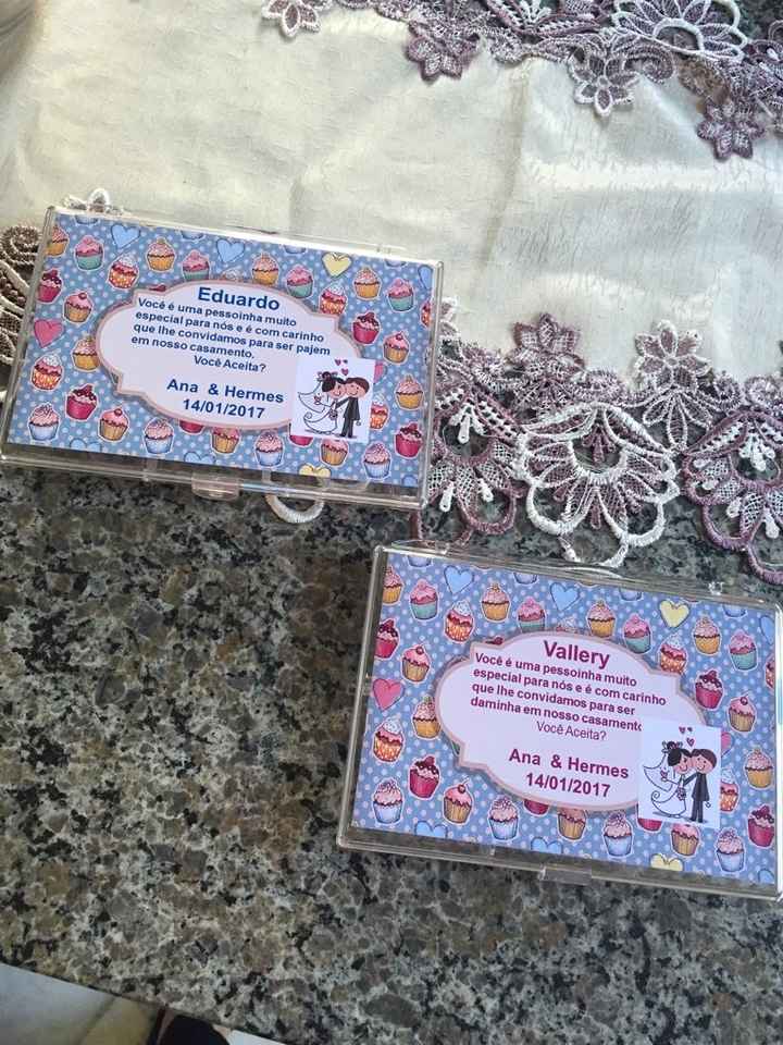 Convite daminha e pagem - 2