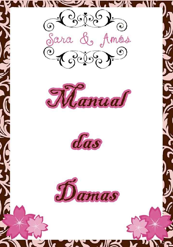 Meu manual dos padrinhos pronto... vem ver - 13