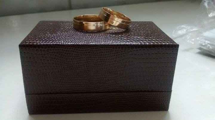 Nossas alianças de casamento! #allianze