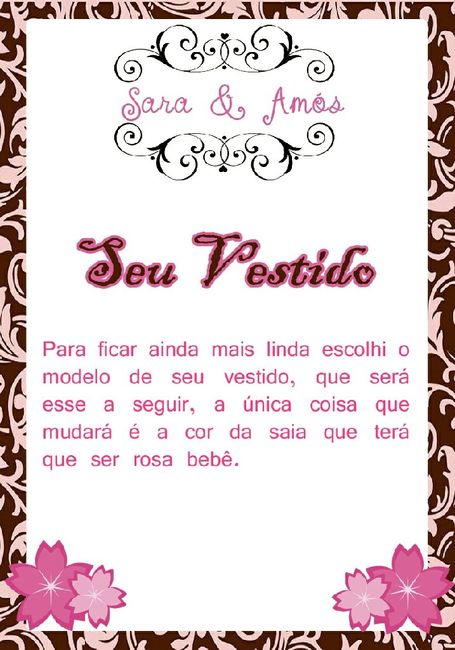 Meu manual dos padrinhos pronto... vem ver - 17