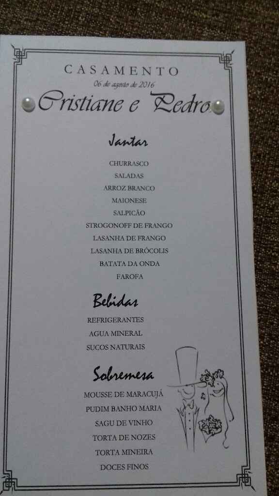 Menu super simples, eu que fiz. - 1