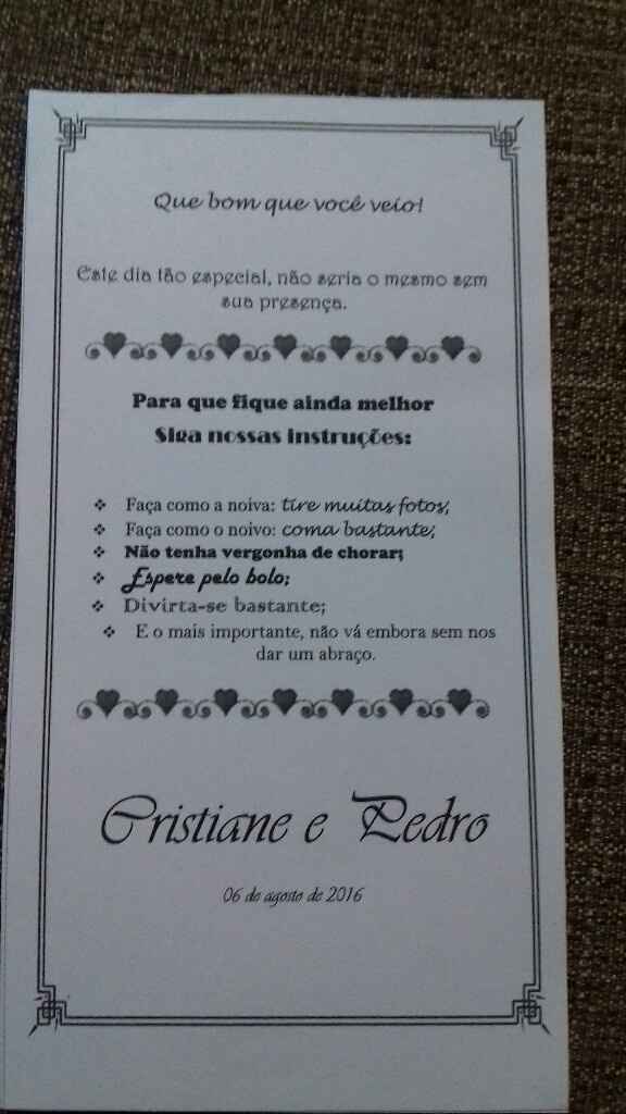 Menu super simples, eu que fiz. - 2