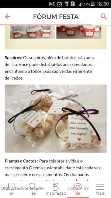 Ideias para lembranças de casamento algumas?? - 1