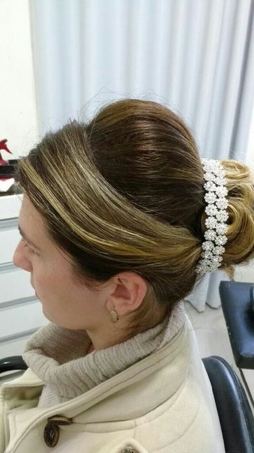 Meu teste de penteado. - 2