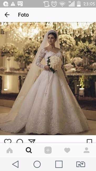 Meu modelo de vestido de noiva