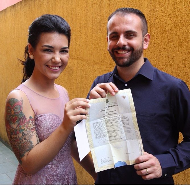 Certidão de casamento <img class=