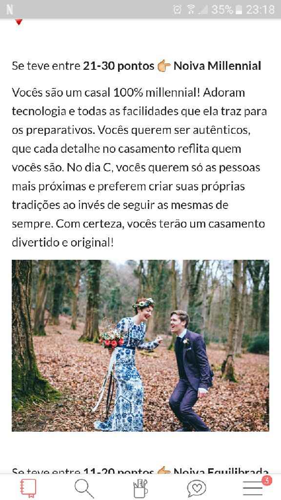 RESULTADO: Você é uma noiva Millennial? 😎 - 1