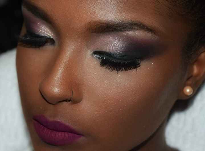 Inspiração Maquiagem para Noivas Negras 12