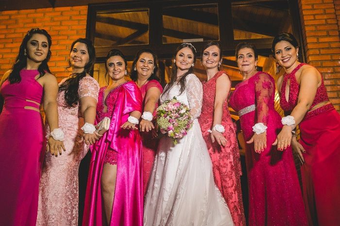 Madrinhas lindas!