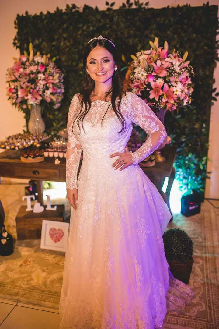 Meu vestido lindo!