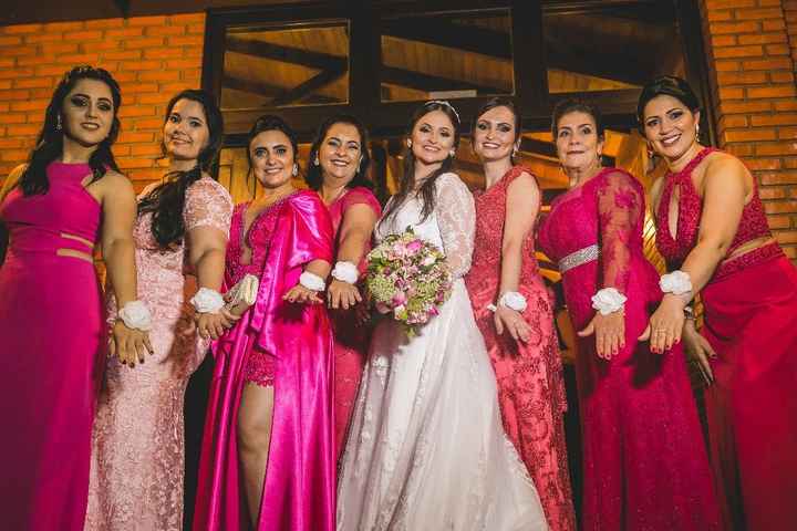 Madrinhas lindas!