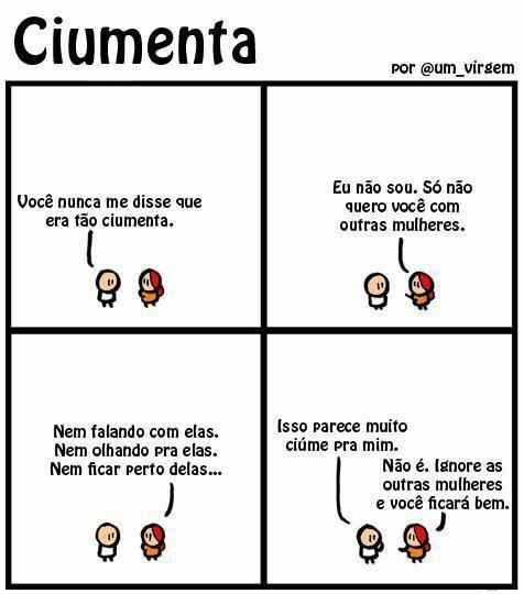 Quem sente mais ciúmes, você ou ele? - 1