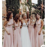 Vestidos das madrinhas cor única ou deixar que elas escolhem? - 5