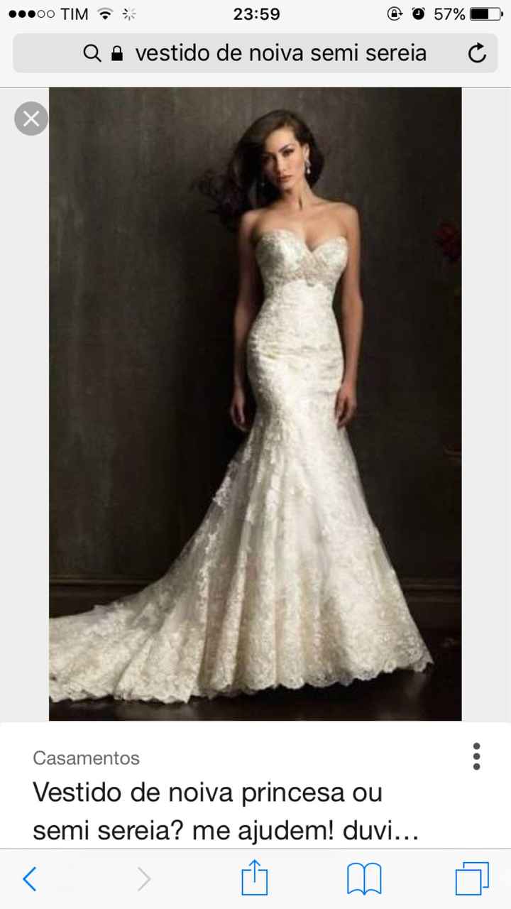  Alguma noiva que casou com vestido sereia #dúvida - 2