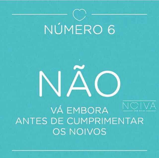  Dicas para convidados - 7