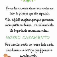 Convites dos padrinhos - 1