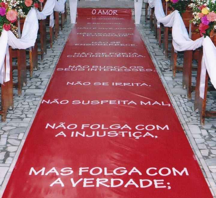 Tapete Vermelho personalizado I Coríntios 13: 4 a 8