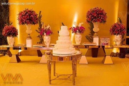 Decoração de casamento em diferentes tons de rosa - 1