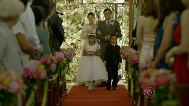 Casamento de Helena da novela Em familia