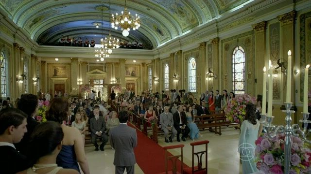 Casamento de Helena da novela Em familia