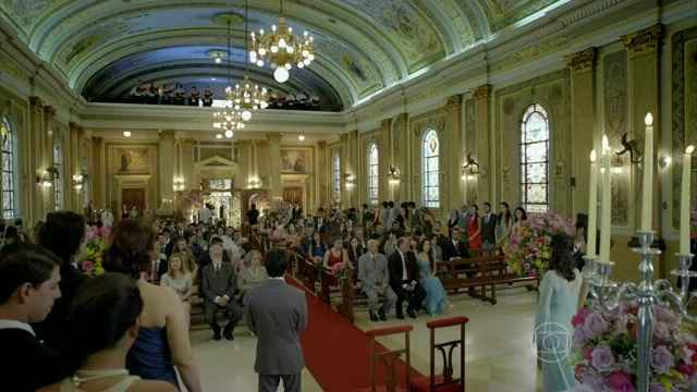Casamento de Helena da novela Em familia