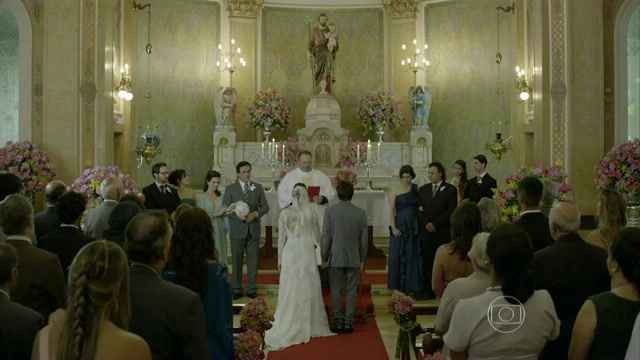 Casamento de Helena da novela Em familia