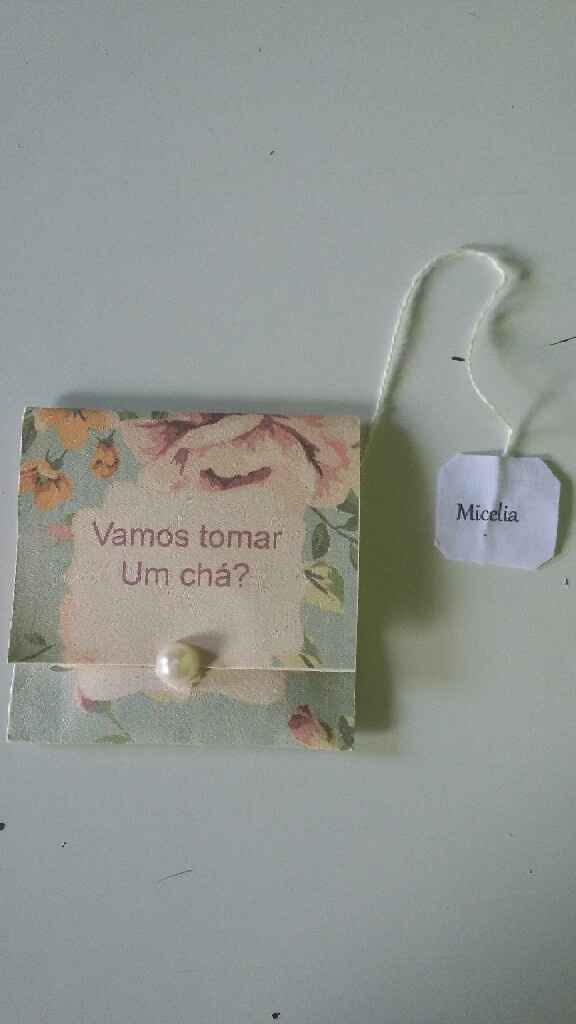 Convites do meu chá de panela vintage - 1