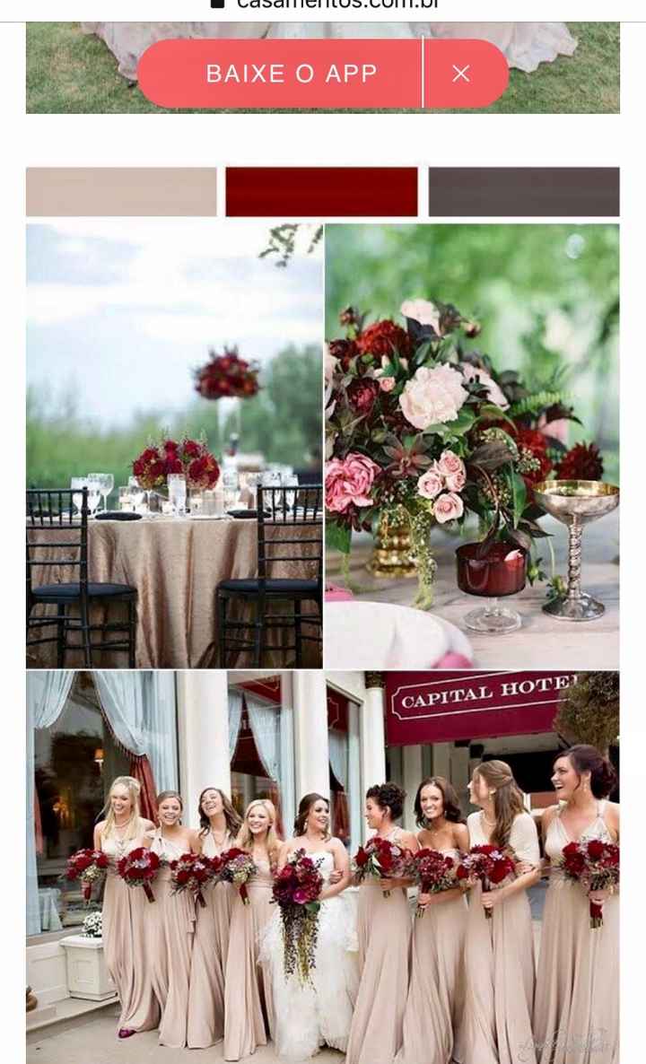 Cor marsala no casamento combina? 9