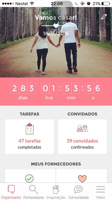 Quantos dias faltam para o  seu grande dia? - 1