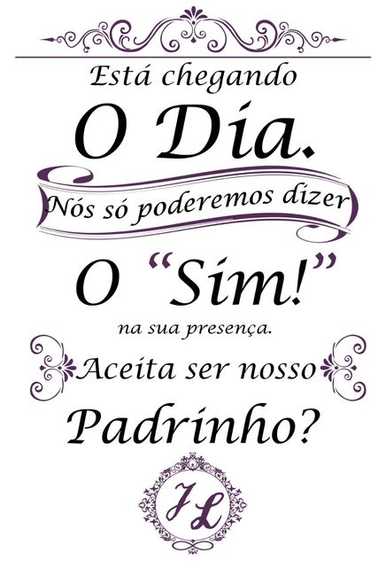 Convite Padrinhos