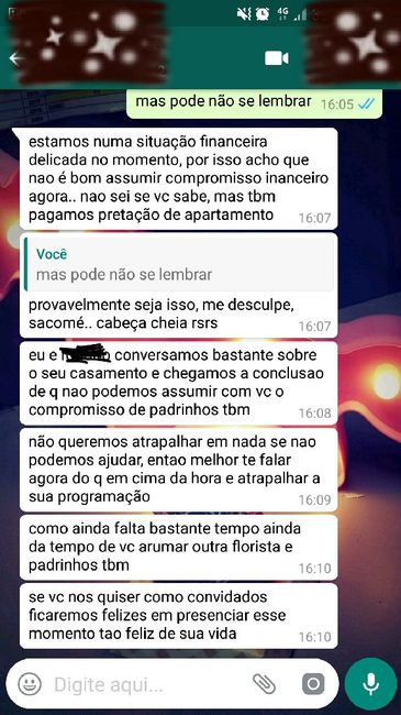 Sobre a primeira decepção em relação ao casamento 3