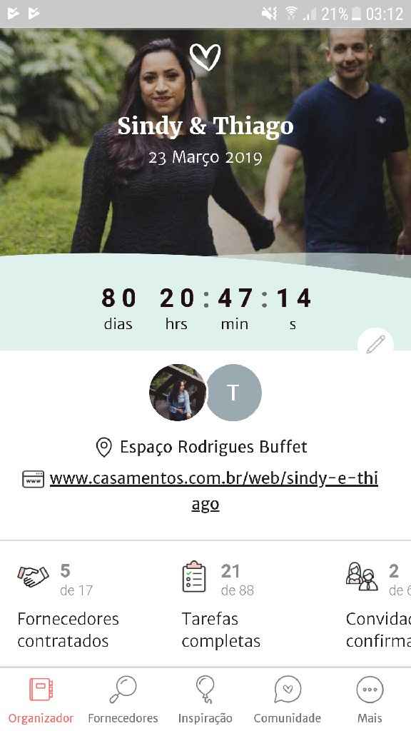 2019 chegou e c0m ele também meu casamento - 1