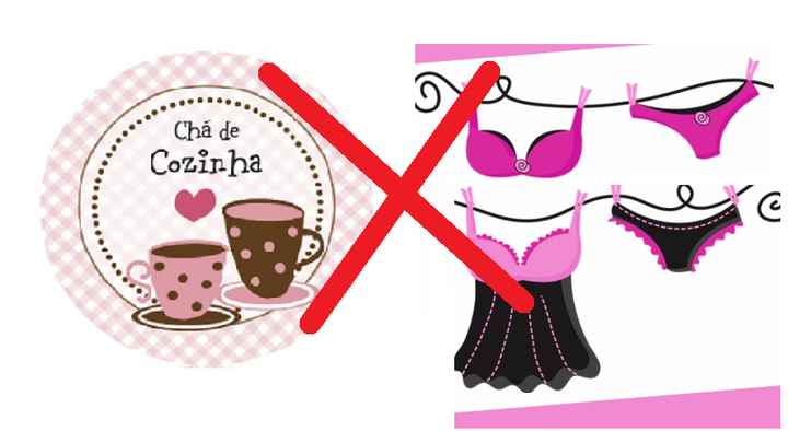 Chá de Lingerie ou Chá de Cozinha? Qual escolher?