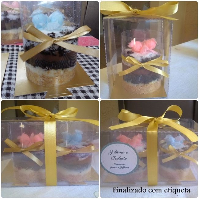 Mini Bronwie (convite padrinhos)