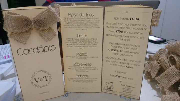 Cardápio
